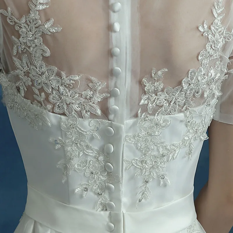 SOCCI Weekend винтажные Свадебные платья с короткими рукавами 2019 boda Vestido de Noiva