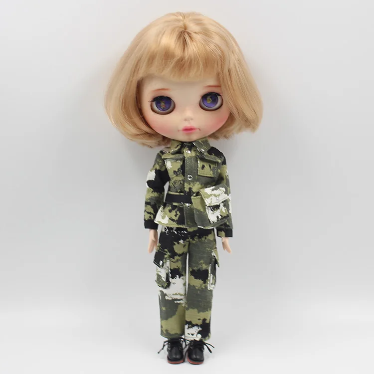 Blyth кукла военная форма+ поясная сумка кукольная одежда для Blyth AZONE Licca аксессуары для кукол