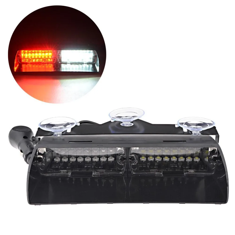 

Super Bright 16LED DC12V Viper S2 Signal flashing led warning light Red/Bule/yellow/White Police Strobe Flash emergency Lights