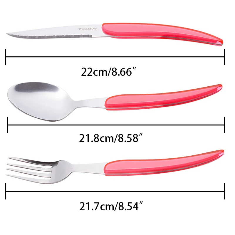 Rainbow flatware set  (2)