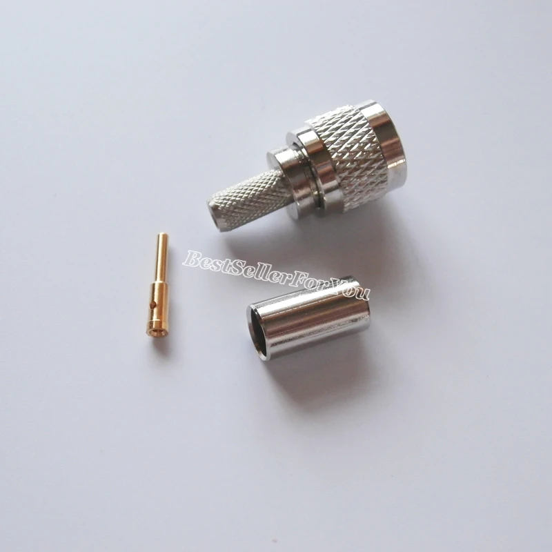 10 шт. обжимной штекер для кабеля RG58 LMR195 RG142|plug connector|plug maleplug m |