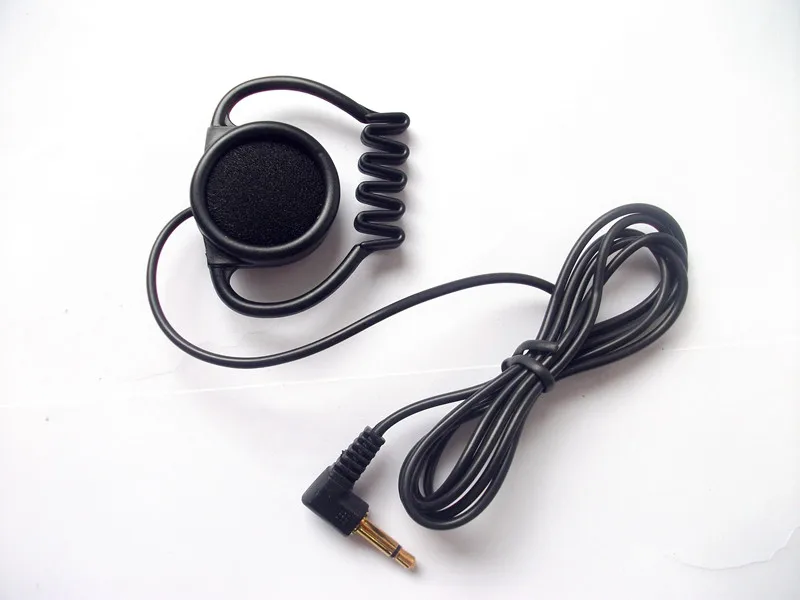 Linhuipad Free shipping by post 2pcs lot economical Mono Hook Earphones