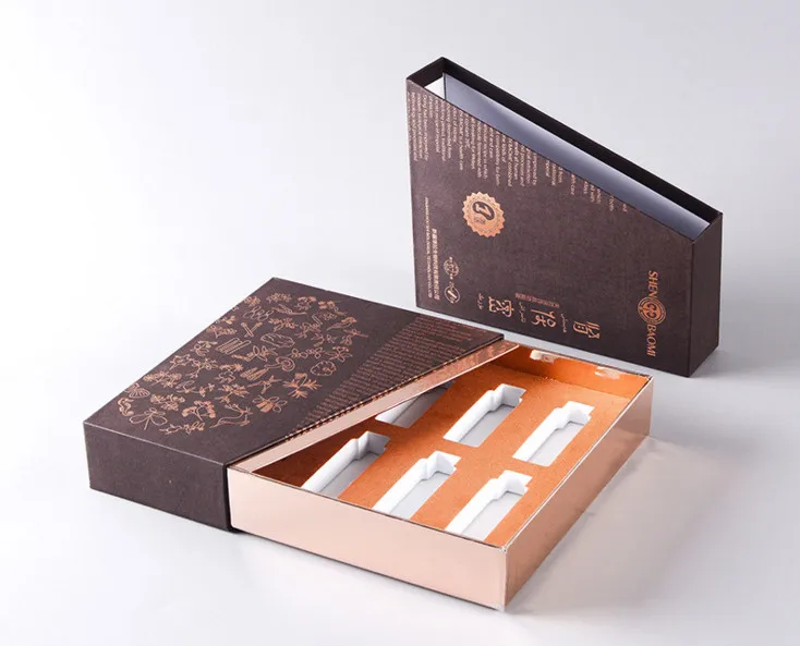 

Custom chocolate Christmas advent calendar drawer packaging box, Die Cut Flat Pack Paper Soap Packaging Boxes ---PX10559
