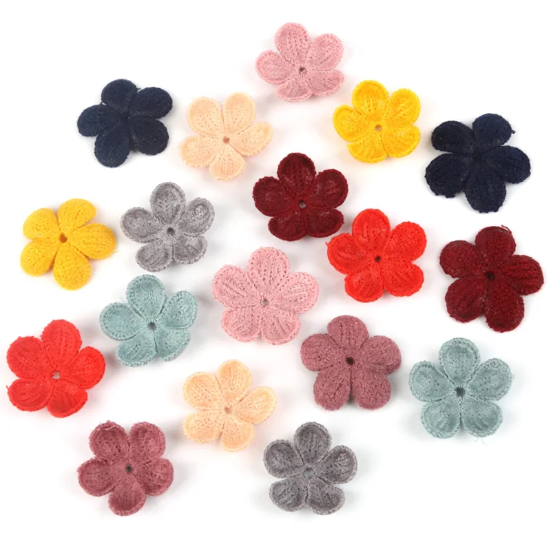 

20pcs 3.2cm Flower Petals Artificial Flowers For Headdress Wedding Home Decor DIY Scrapbooking Accessories Plant Ornaments LX548