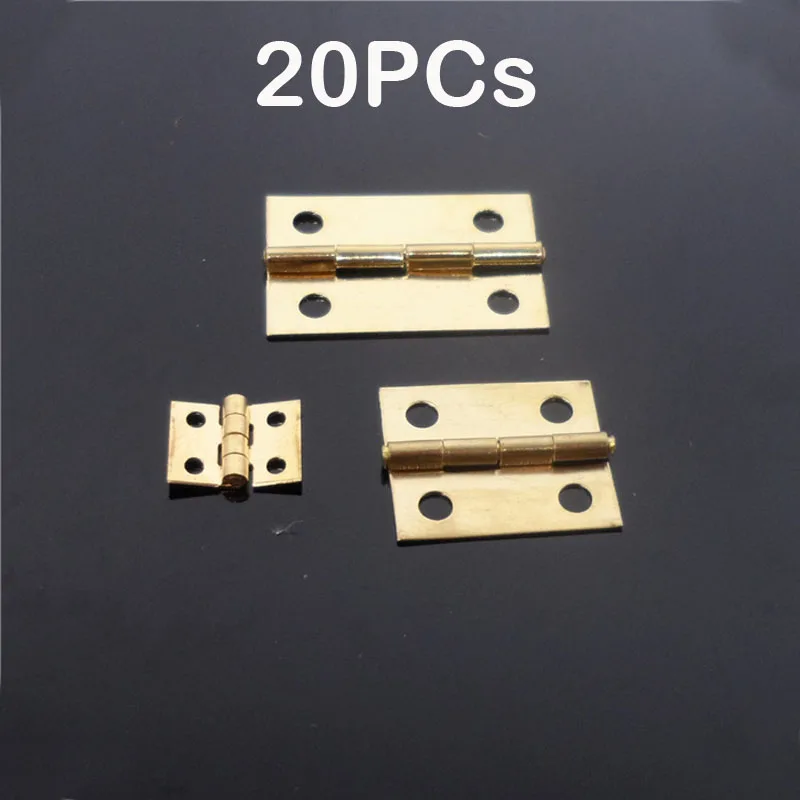 Mini charnières en cuivre, 20 pièces, 8x10mm/16x18mm/24x16mm, pour FPV RC avion, trappe à