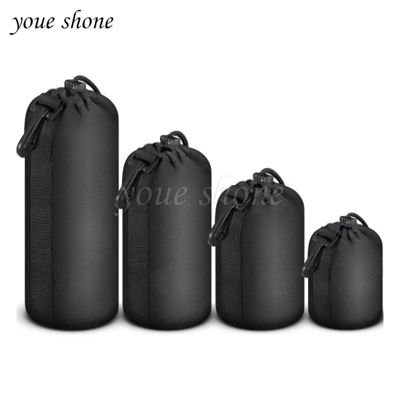 Waterproof Camera Lens Bag S M L Xl Neoprene Soft Video Camera Lens Case Pouch For Canon Nikon Sony Camera Len Drawstring Pocket - Camera Bags & Cases - AliExpress