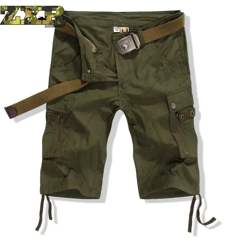 

Army Military Fans Shorts Airborne Division Special Forces Seven Points Shorts Men's Tactical Shorts Hiking Shorts Men No Belt