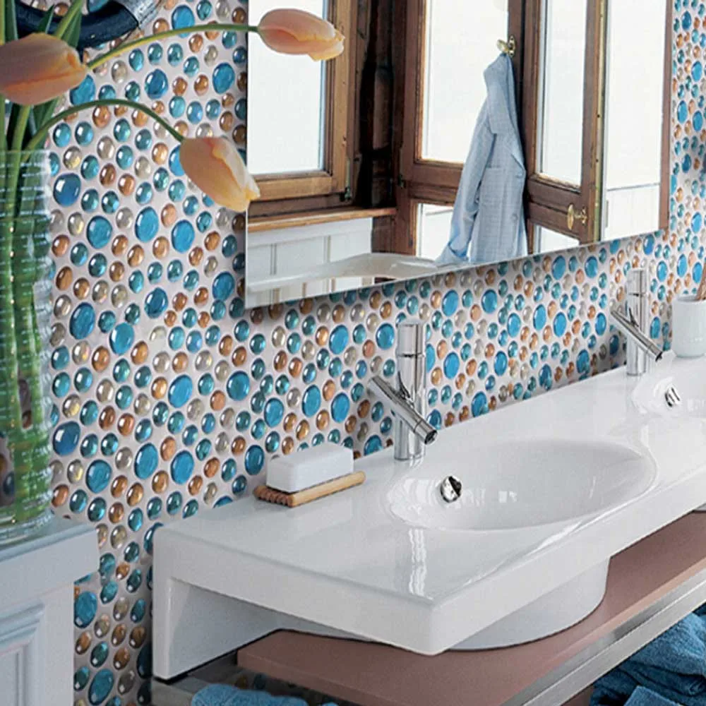 blue mosaic crystal glass beads mosaic tiles tv backsplash wall blue mosaic crystal glass beads mosaic tiles tv backsplash wall