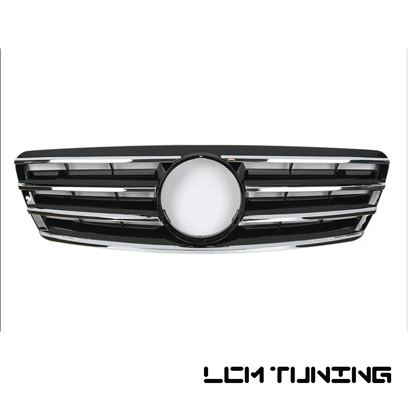 US $55.29 Cl Style Front Bumper Racing Grille For Mercedes For Benz CClass W203 20002006 With Emblem