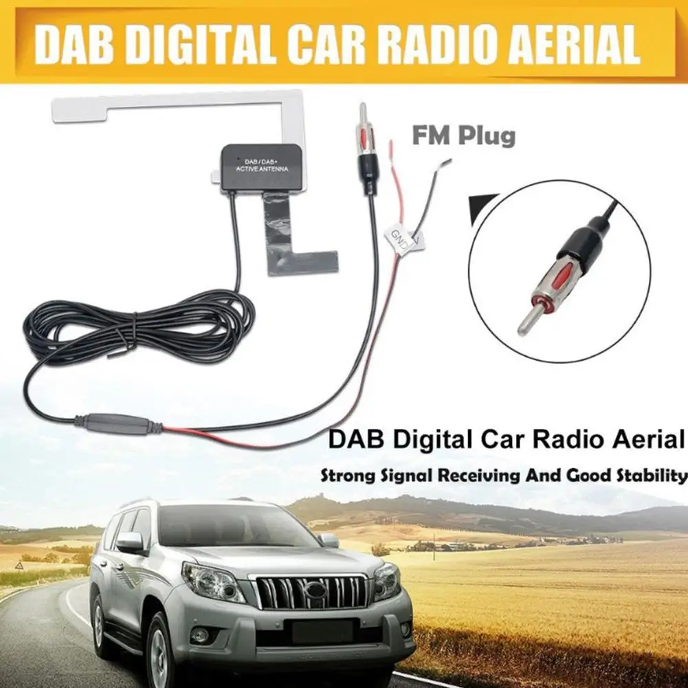 Da auto DVB-T TV FM antenna Auto Antenna antenna del veicolo di alta qualità dc12v