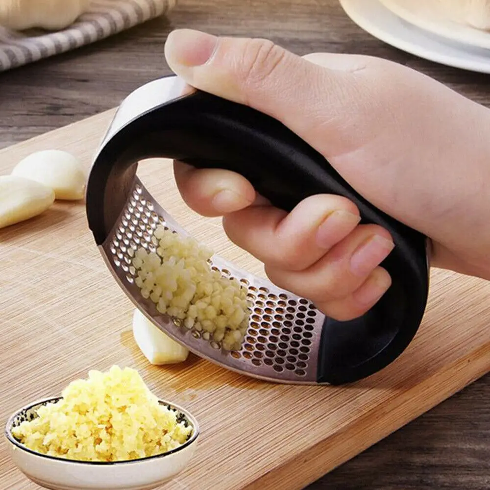 

Garlic Grater Stainless Steel Presses Crusher Chopper Slicer Hand Presser Masher Grinder Vegetable Garlic Squeezer Kitchen Tool