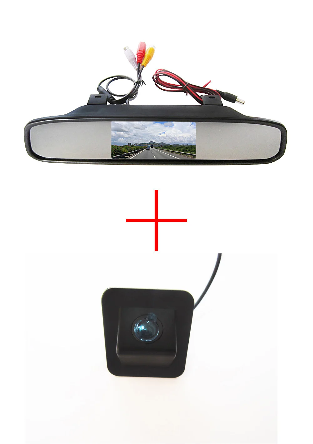 Беспроводная WIFI CCD камера заднего вида для Hyundai Elantra Avante 2012 с 4 3 дюймовым зеркалом