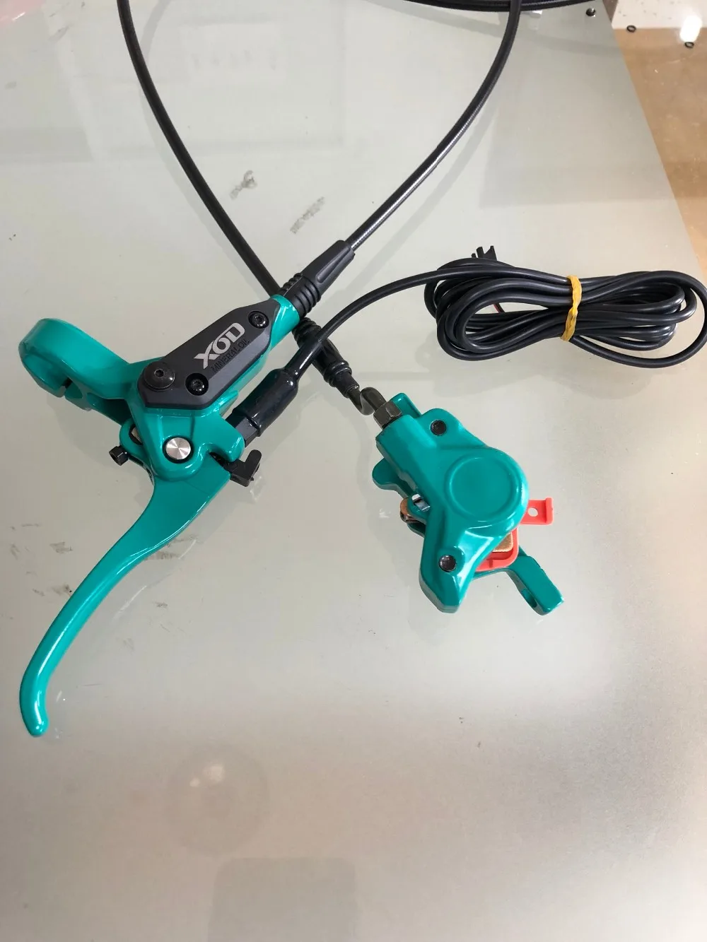 

5 colors Free shipping mountain bike brakes E-bike Disc brake Electrical Hydraulic brakes Electrical bike disc brake