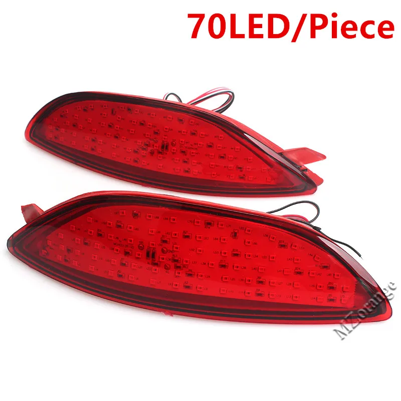 For Hyundai Accent Verna Solaris 2008 2015 For Brio Rear Bumper Reflector Brake Light LED Bulbs