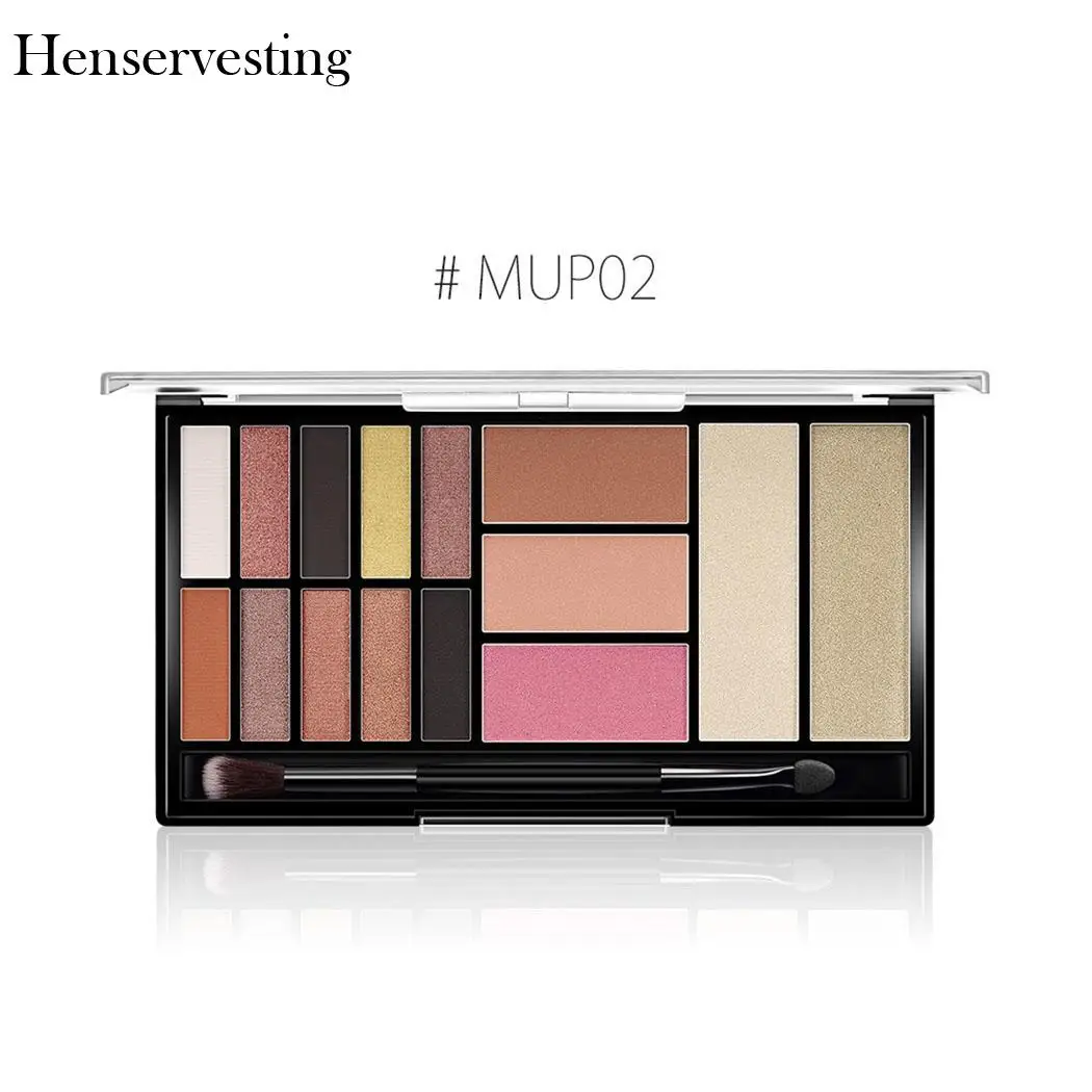 Натуральный Для женщин мягкая Выделите век Long Lasting румяна палитра