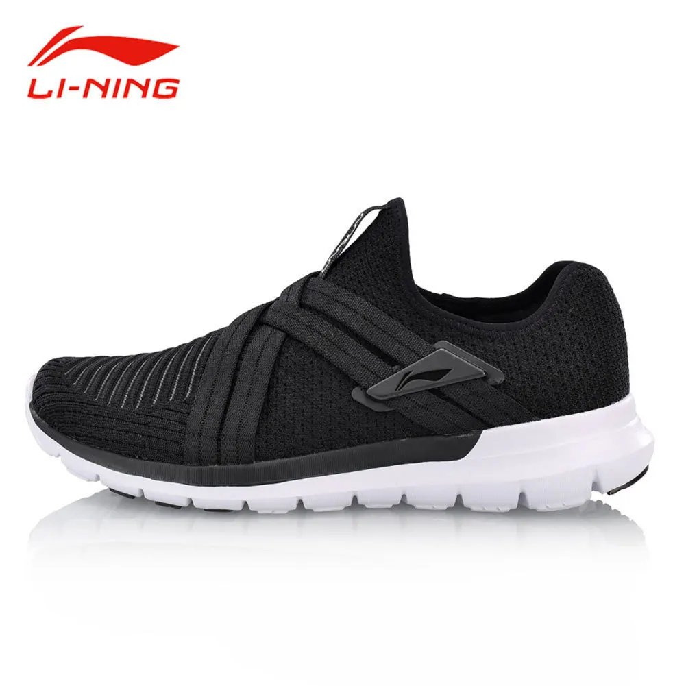 Li-Ning Men Summer LightWeight Running Shoes FLEX RUN V2 Breathable Sneakers Drawstrings Support LINING New Sports Shoes ARKN005