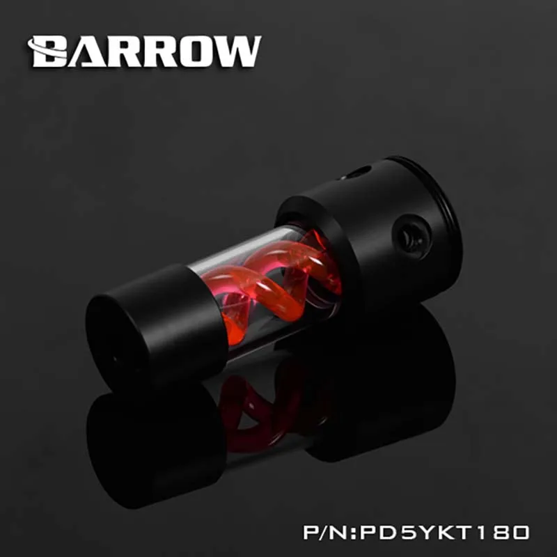 Barrow PD5YKT T резервуар для вирусов + D5/SPG40A Встроенная крышка насоса Черный POM 180 мм/230
