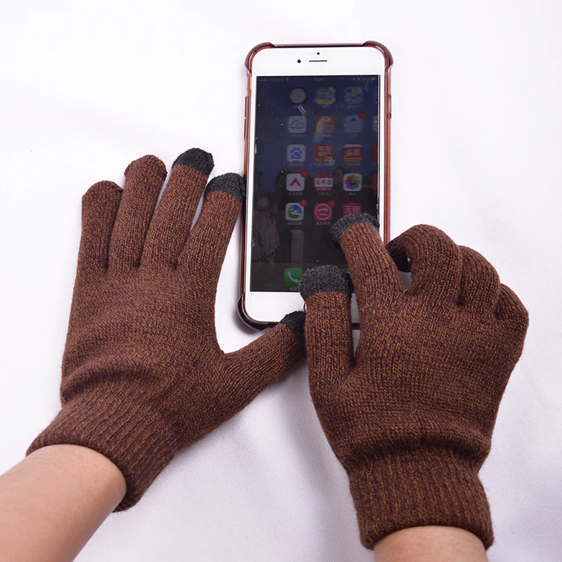 Зимние перчатки для сенсорного экрана, противоскользящие перчатки для мобильного телефона, смартфона luva, перчатки для вождения, мужские и женские теплые перчатки eldiven guantes