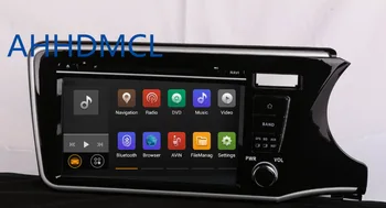 

AHHDMCL Car Multimedia Player Stereo Radio Audio DVD Android 9.0 Navigation For City 2014 2015 2016 2017 Right Driving