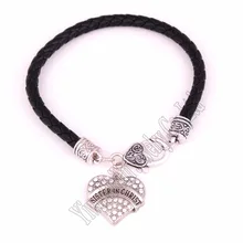 Sisters In Christ Bracelet And Get Free Shipping On Aliexpress 24cm Length Hot Ing Studded With Crystals Sister In Christ Heart Pendant Bracelet Lobster Claw