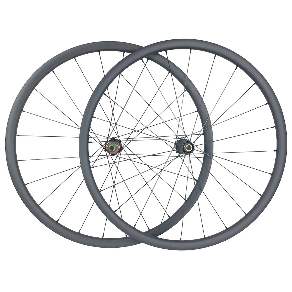 Бескамерная углеродная колесная пара 990g 650B MTB XC 27 мм 25 Глубокие Прямые тянущиеся