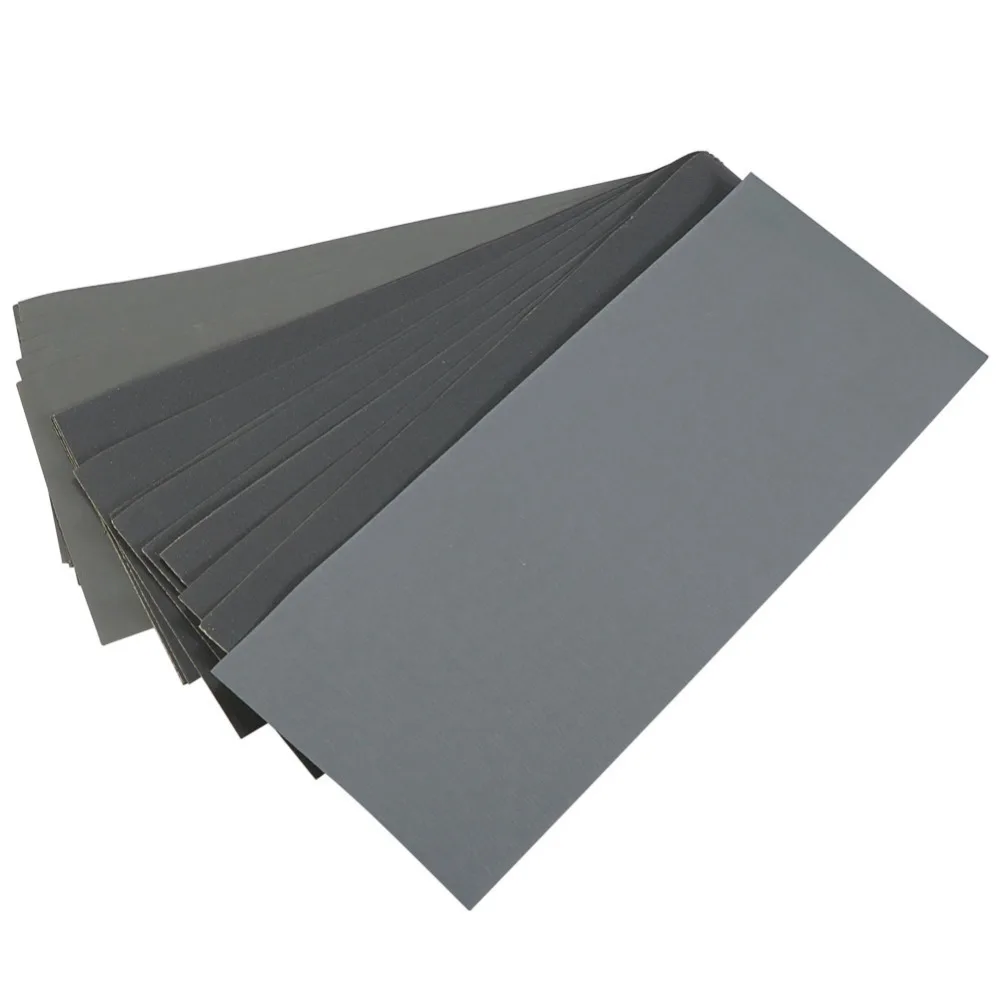 36PCS  400 to 3000 Wet Dry Sand Paper Polishing Metal Sanding Waterproof Sandpaper Grind Paper Wood Emery Abrasive Paper Sheets