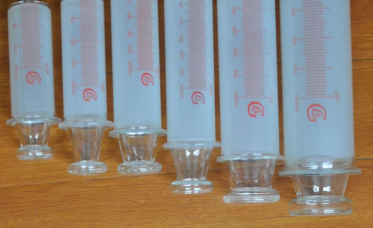 150ml-200ml-250ml-300ml-500ml-1000ml-All-Glass-Syringes-Large-sausage-device-Glass-sample-extractor-Glass