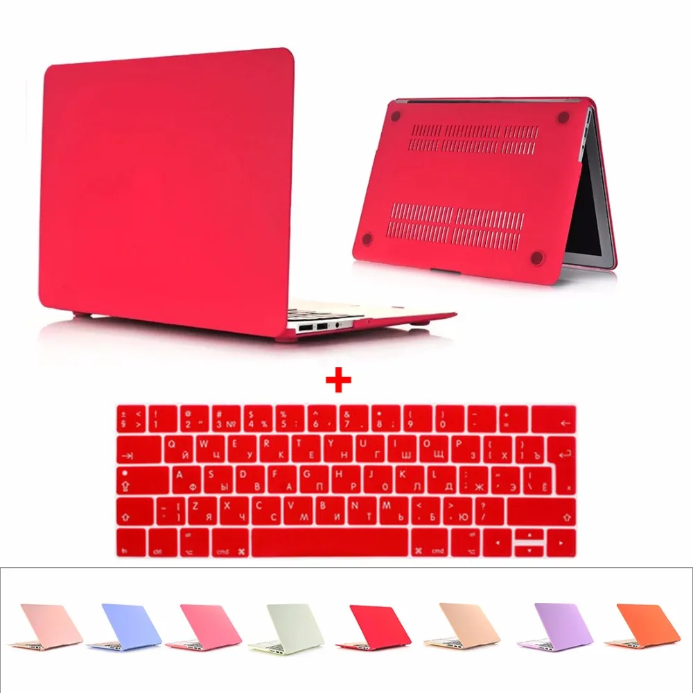 Hard Colorful Frosted Cute Color Case Cover for Macbook Air 11 A1465 Air 13 inch A1466 Pro 13.3