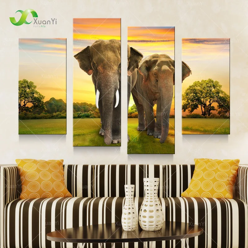 Online kaufen groÃhandel african paintings and prints aus china ... Dekoration wohnzimmer afrika
