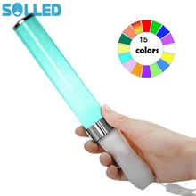 SOL светодиодный светящиеся палочки для вокала, концертов, светодиодный светильник 15 цветов, светящиеся палочки, вечерние, свадебные, волшебные, кемпинговые, химические флюоресцентные палочки, горячая распродажа