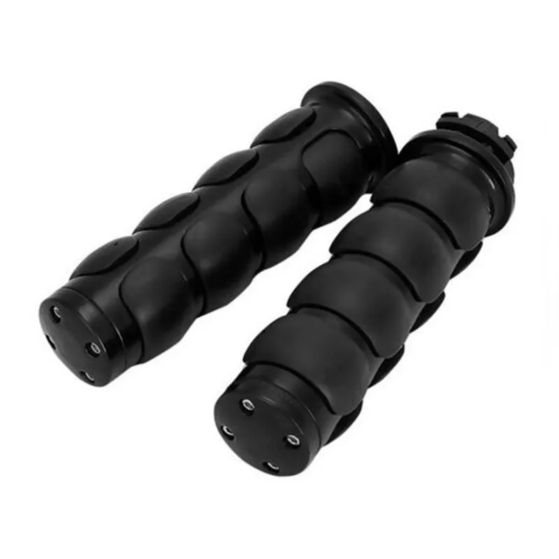 1 Pair Motorcycle Hand Grips 1" 25mm Handlebar Grips For Harley Street