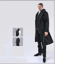 1/6 Coat Vest Shirt Pants Set Clothes Models DIY Accessories for 12'' Figures