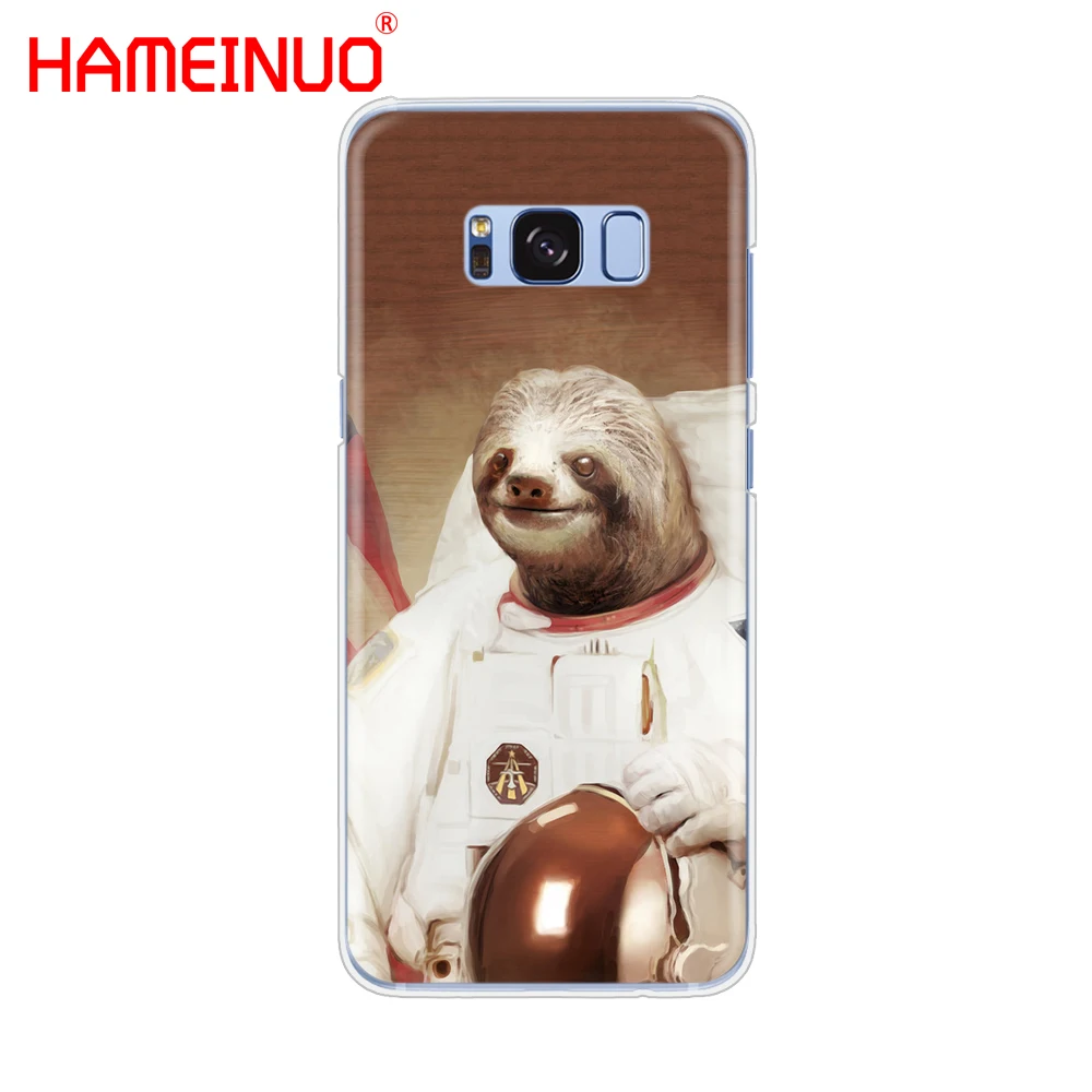 HAMEINUO с кофеином животное Ленивец чехол для сотового телефона для samsung Galaxy S9 S7 edge PLUS S8 S6 S5 S4 S3 мини - Цвет: 40155