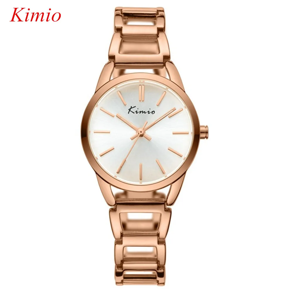 Prix pour KIMIO marque Femmes bracelet montres Mode casual montre en or Rose femmes robe étanche bracelet à quartz montres pour femmes Montres Prix pour KIMIO marque Femmes bracelet montres Mode casual montre en or Rose femmes robe étanche bracelet à quartz montres pour femmes Montres