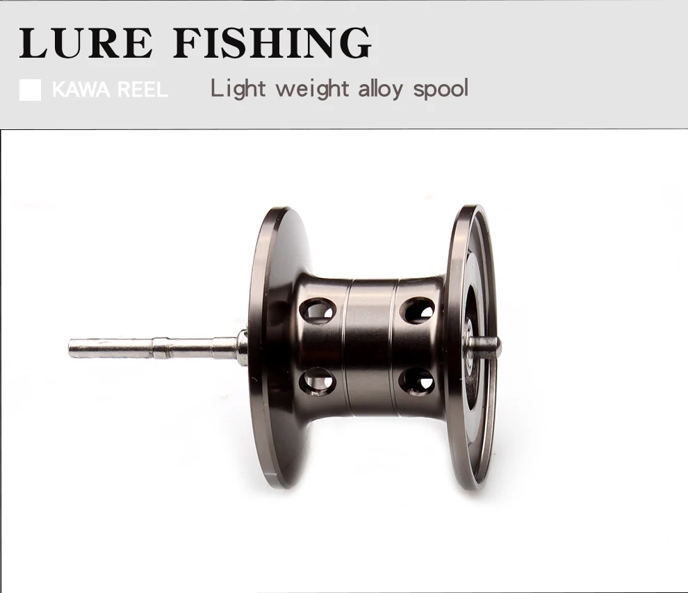 Ruke Fishing Reel Casting Reel Gear Ratio 5.1:1 Aluminum Spool Magnetic Brake Bearing 5+1 EVA Knob 218g Max Drag 4.5KG