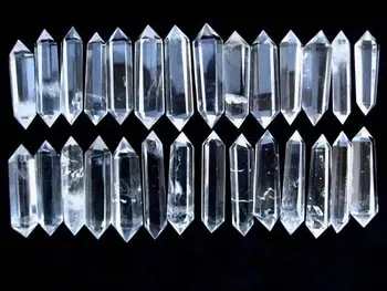 

28 NATURAL Clear quartz crystal Point healing 1120g