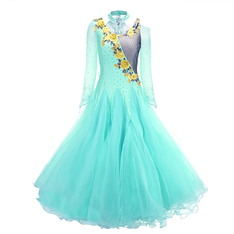 New Modern Dance Costume Women Ballroom Dance Competition Performance