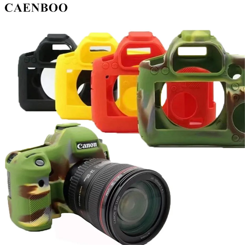 Чехол для Камеры CAENBOO 100D 80D 6D 70D мягкий силиконовый резиновый защитный чехол Canon 5D