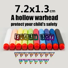 

10pcs Nerf Gun Bullets fit for most nerf gun Sucker and Soft Bullets nerf bullets slug Multiple color combination safty air gun