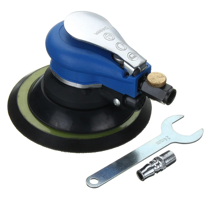 5'' Air Random Orbital Palm Sander Orbit Dual Action Vacuum Pneumatic