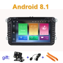 Android 8.1 Car DVD Radio Stereo GPS for VW Passat CC Golf 5 6 T5 EOS B5 B6 B7 Jetta Touran Tiguan Multivan