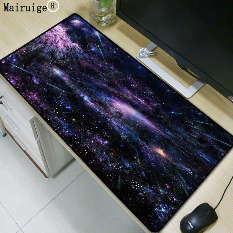 

Mairuige 90X40CM In Stocked Space Universe High Speed Mousepad Speed/Control Version Large Gaming Mouse Pad For CSGO LOL DOTA