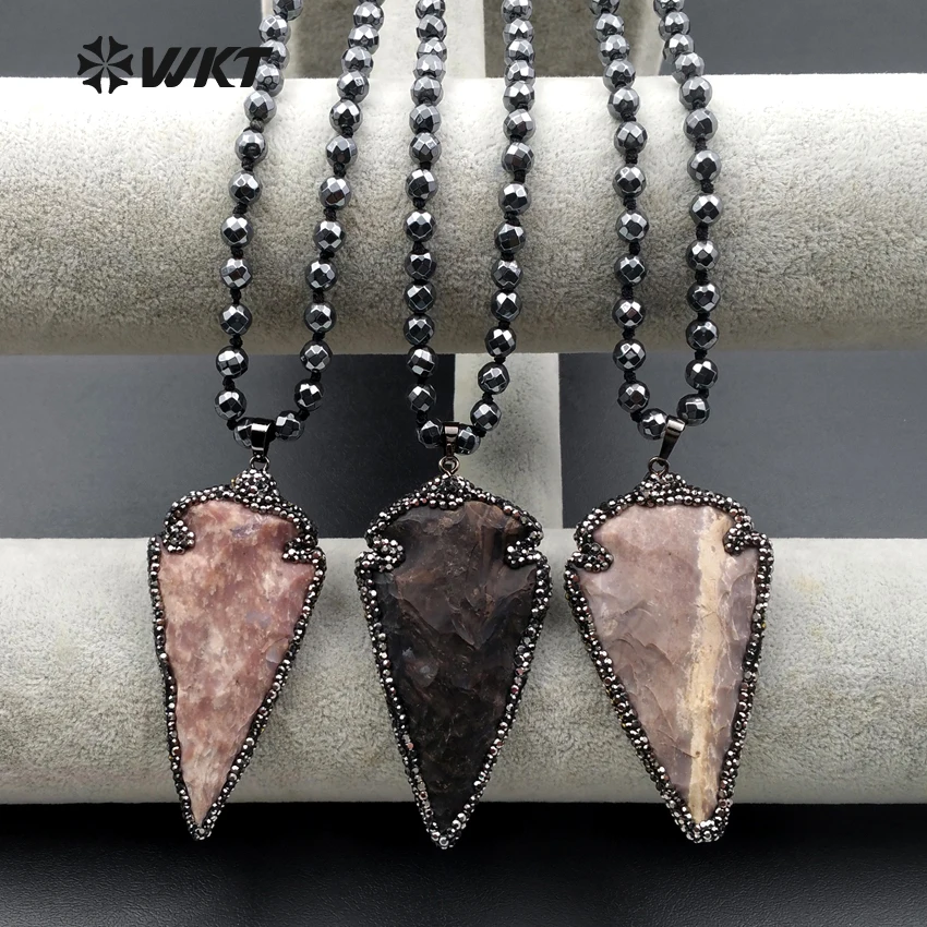 WT NV175 Wholesale NEW Amazing Raw stone natural stone arrowhead