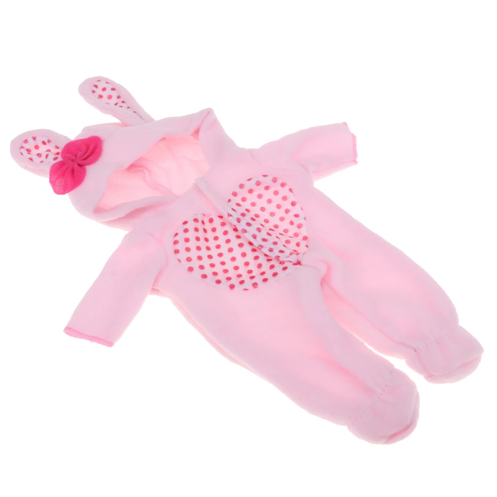 

Stylish Soft Jumpsuit Rabbit Suit For 25cm Mellchan Newborn Gilr Dolls Clothes Accessories Pink