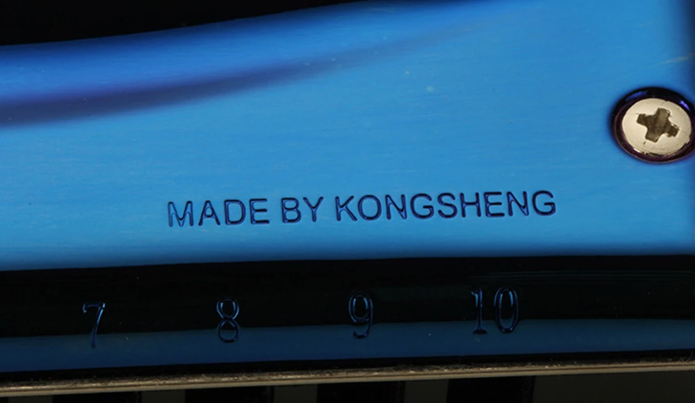 KONGSHENG Bluebird 10 отверстий диатоническая губная гармоника блюз Арфа рот орган Ключ C профессиональные музыкальные инструменты KongSheng синяя птица