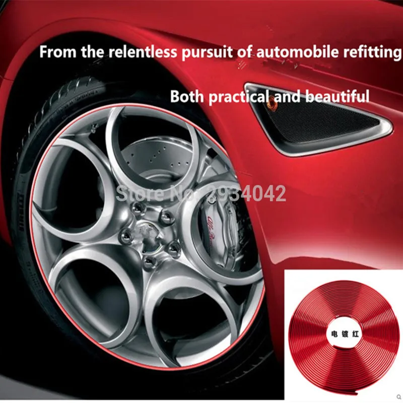 Автомобильный обод для шины Гальваническое украшение crashproof guard circle Стайлинг Honda