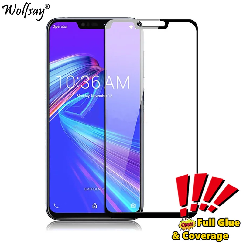 9H Screen Protector Asus Zenfone Max M2 ZB633KL Glass Tempered Full Cover Protective Glass For Asus Zenfone Max M2 Safety Film afbeelding