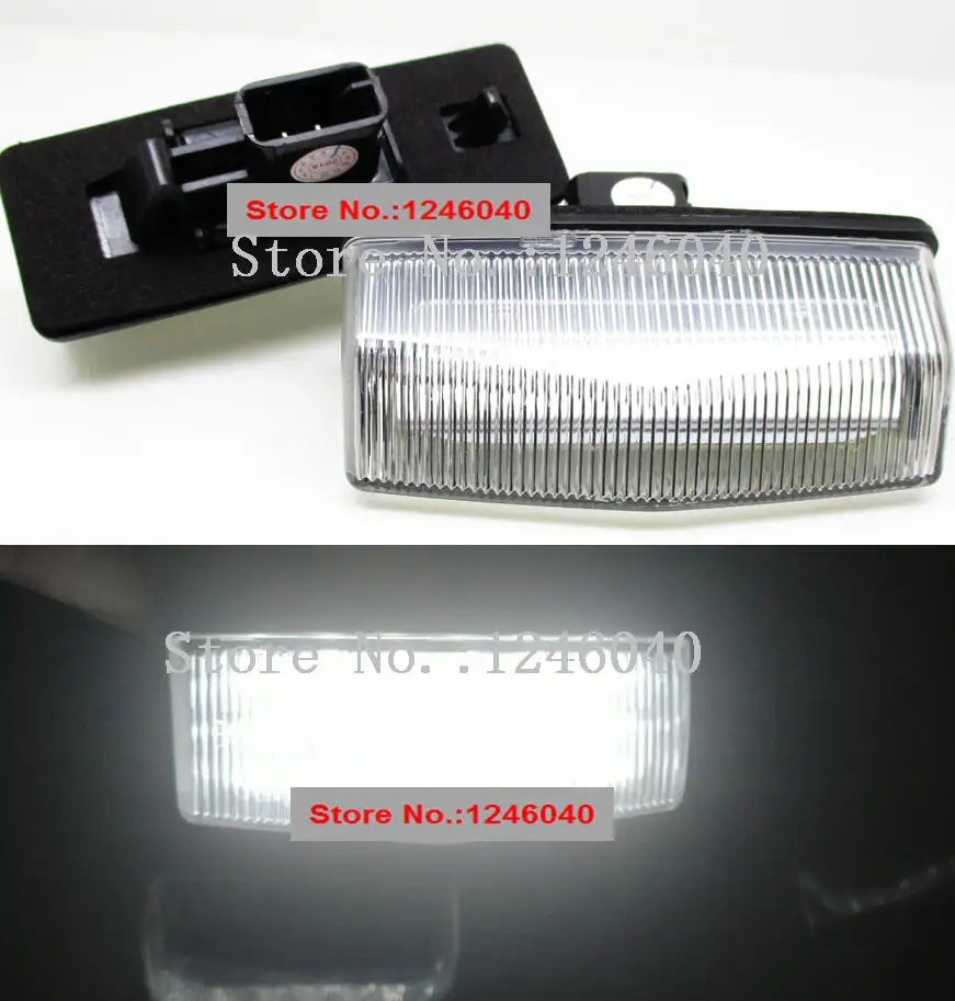 

2PCS Xenon white LED License Number Plate Lamp Light for LEXUS NX200T 300H 2014~ RX450H 200T 2015~ CT200H ZWA10 2014~