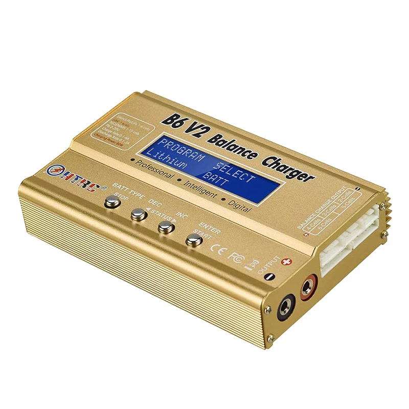 Htrc Lipo баланс зарядного устройства Dis зарядное устройство 1 S-6 S Цифровой батарейный блок зарядное устройство для Nimh/Nicd/Li-Fe пакеты ж/ЖК-дисплей