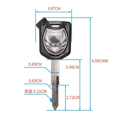 Ключи от мотоцикла пустой ключ Uncut Blade для honda PCX 125 SCR100 WH110 150 125